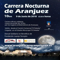 Carrera nocturna Aranjuez 2018